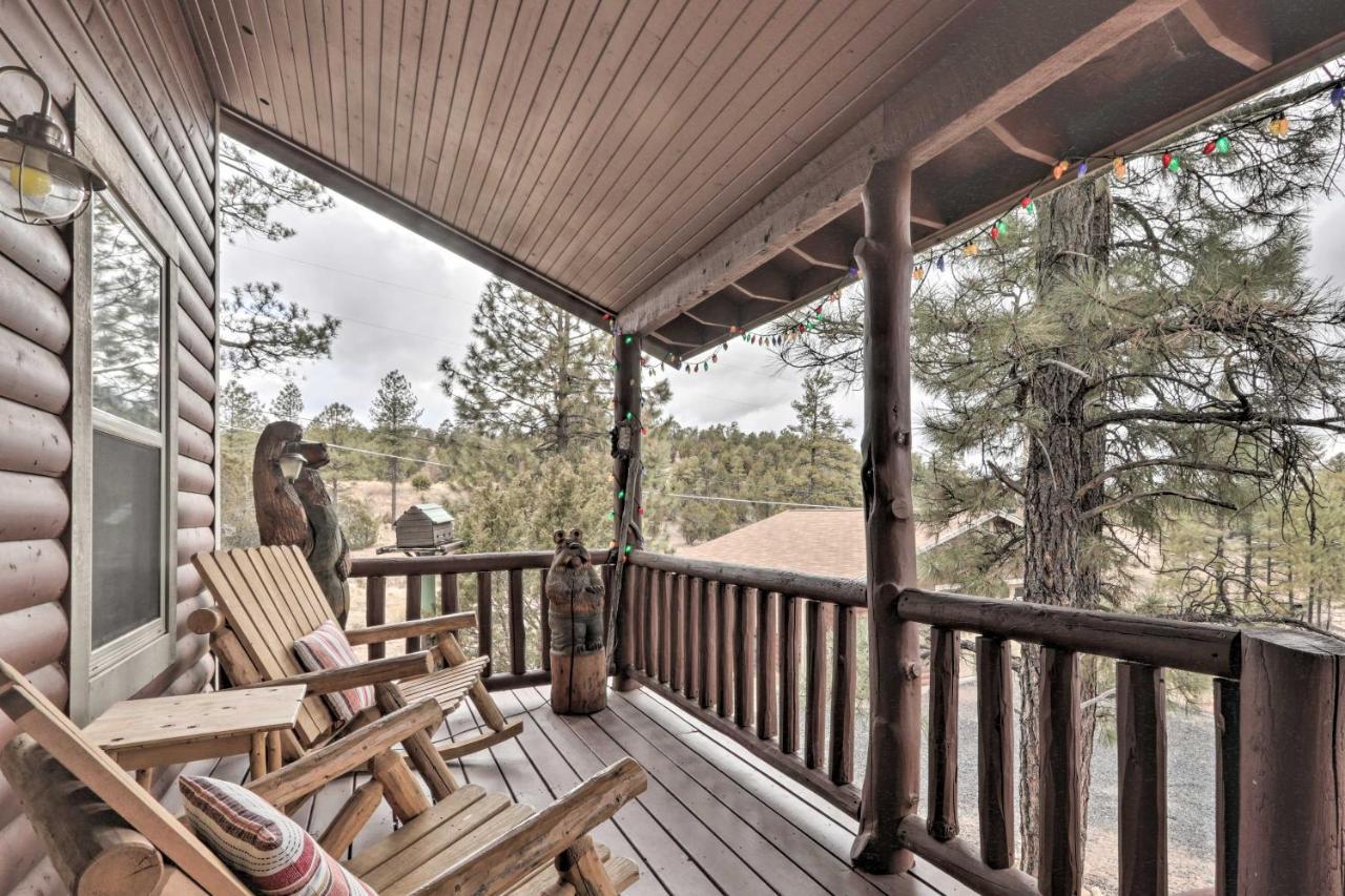 Cozy Heber-Overgaard Cabin With Fire Pit, Game Room! Exterior foto