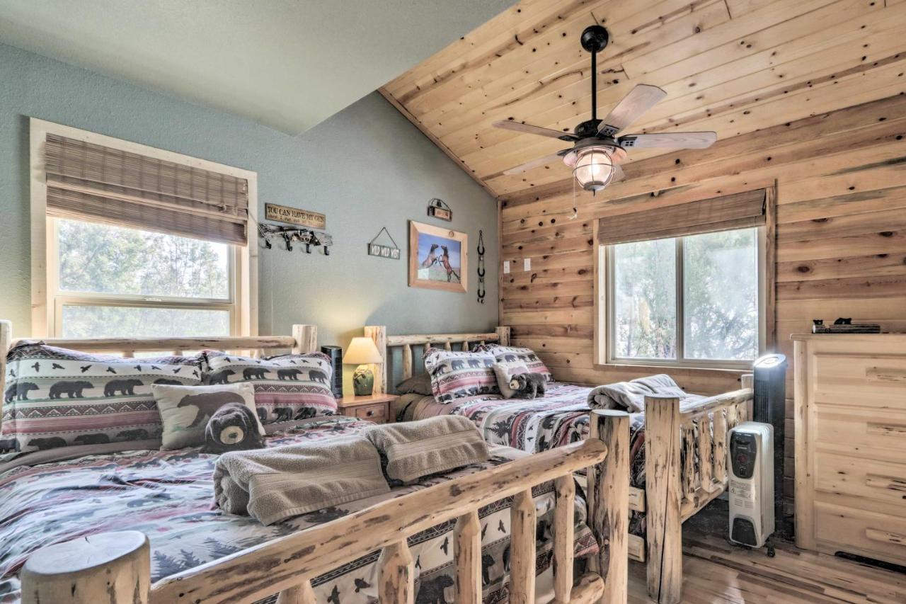 Cozy Heber-Overgaard Cabin With Fire Pit, Game Room! Exterior foto